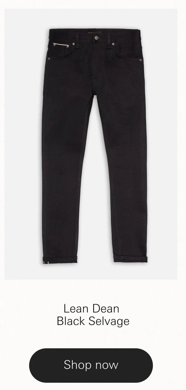 Lean Dean Dry Black Selvage