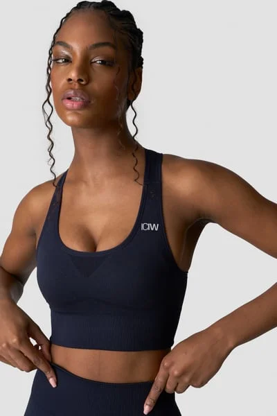 Image of Divine Seamless Sports Bra Navy