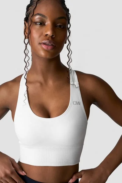 Image of Divine Seamless Sports Bra White