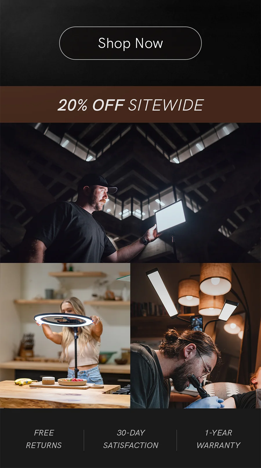 Shop all Lume Cube products.