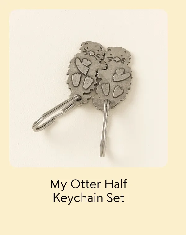 my-otter-half-keychain-set
