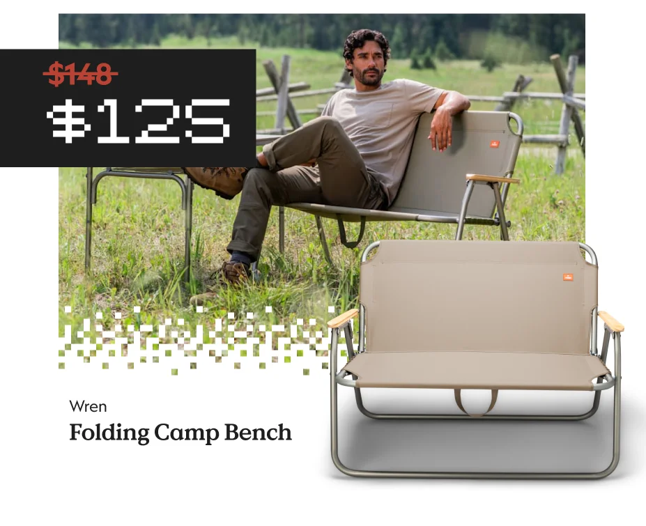 Folding Camp Bench