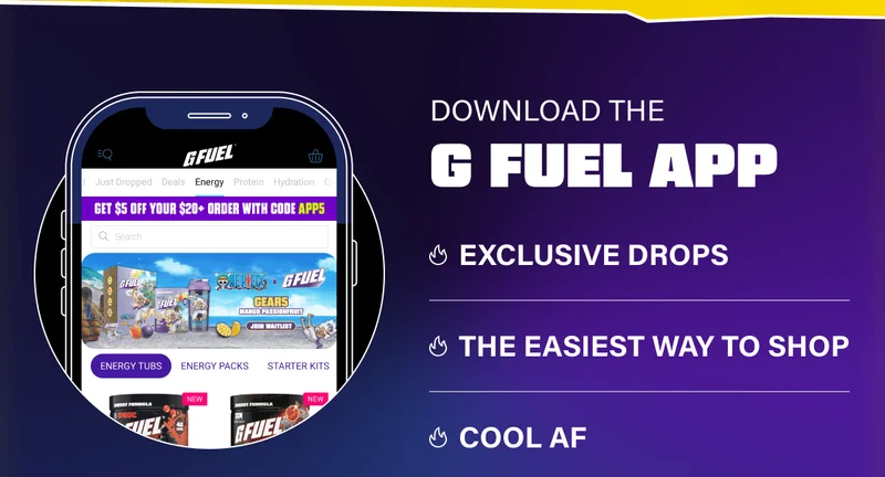 Download the G FUEL App
