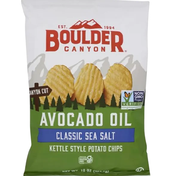 Image of Boulder Canyon Avocado Oil Sea Salt Kettle Chips