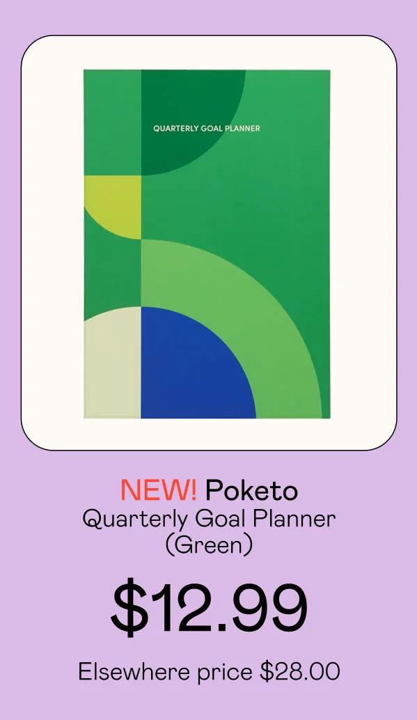 Quarterly Goal Planner (Green)