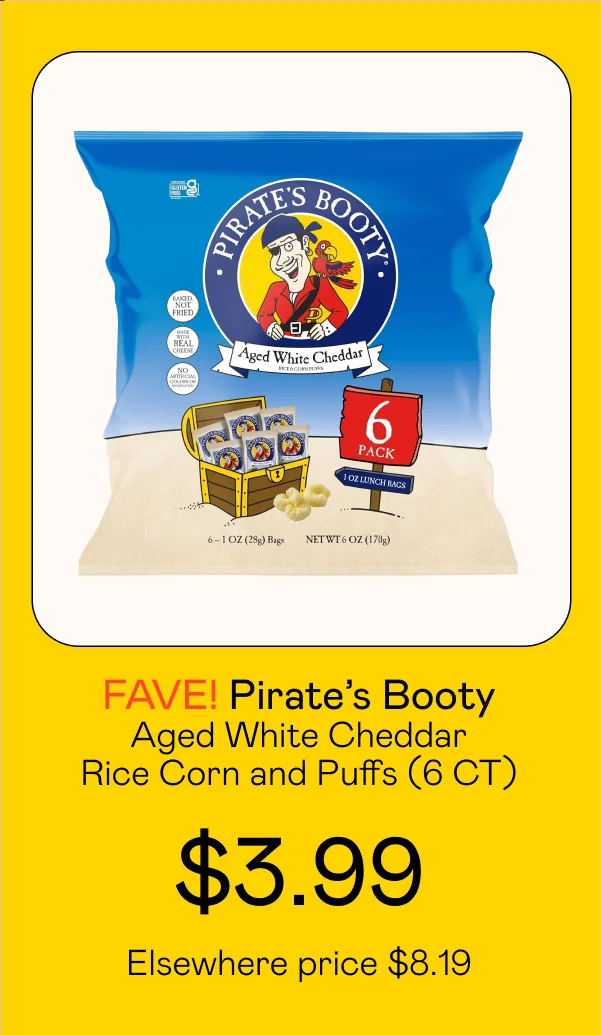 Aged White Cheddar Rice Corn and Puffs (6 CT)