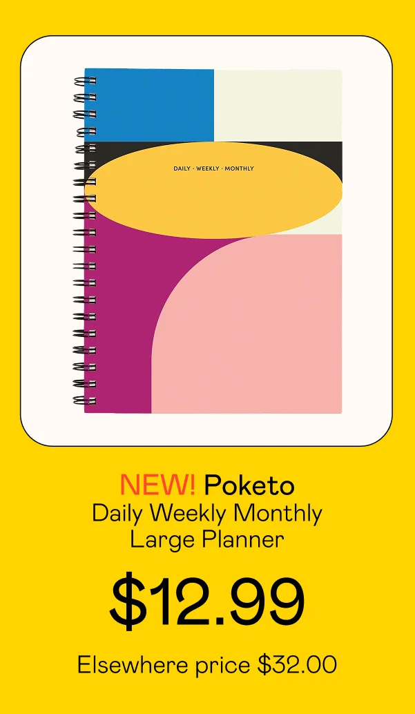 Daily Weekly Monthly Large Planner