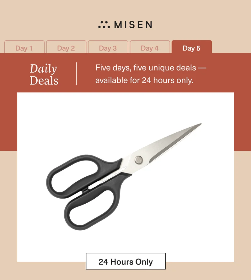 Day 5: 5 Days, 5 unique deals - available for 24 hours only