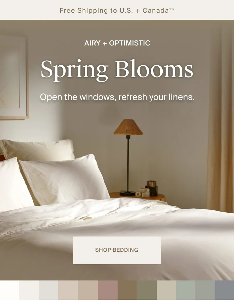 Shop Bedding for your Spring Refresh