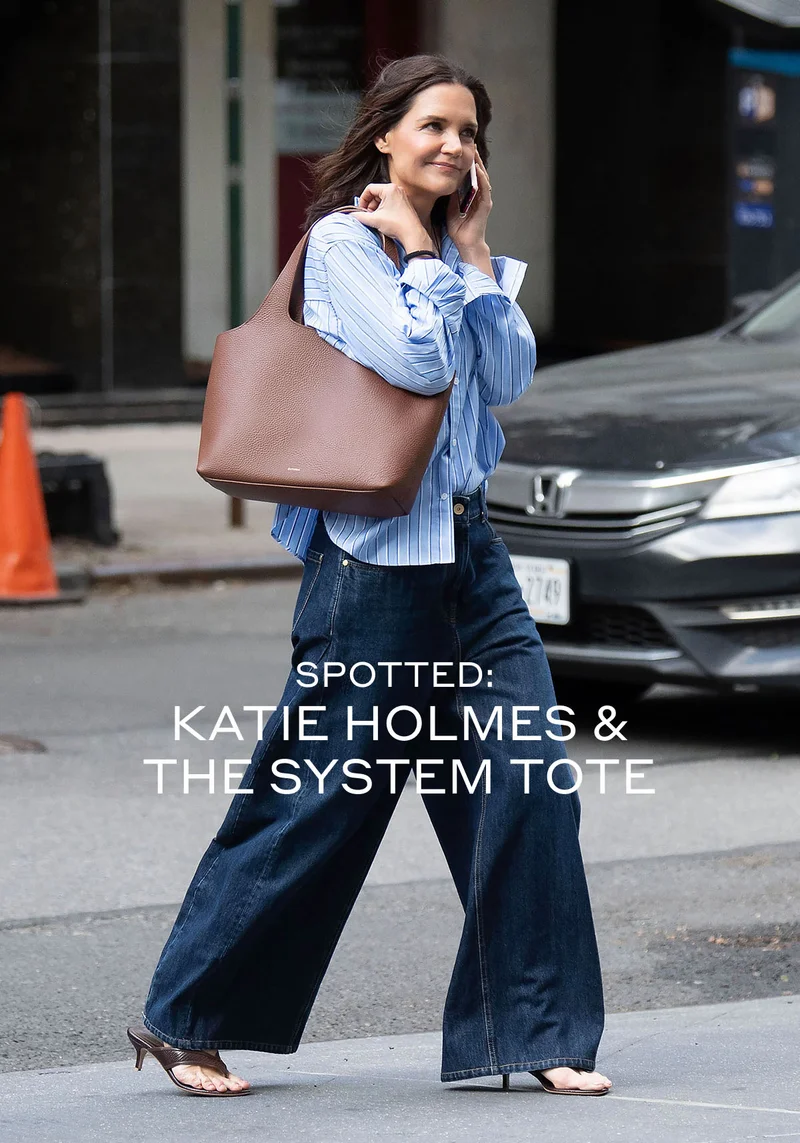 SPOTTED: KATIE HOLMES & THE SYSTEM TOTE