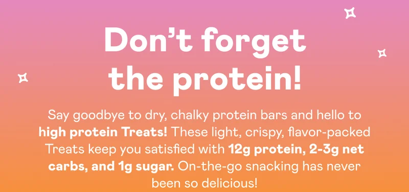 Don't forget the protein!