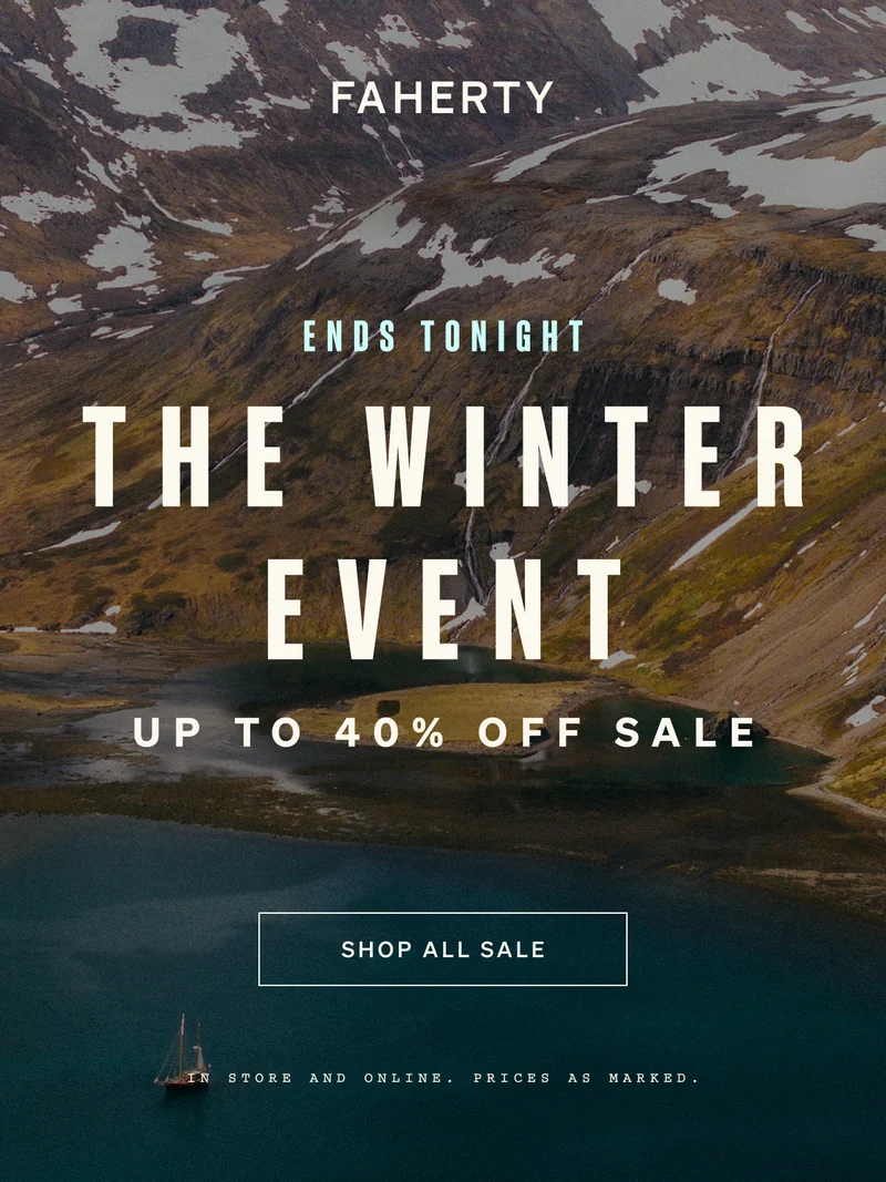 The Winter Event | Up to 40% Off Sale