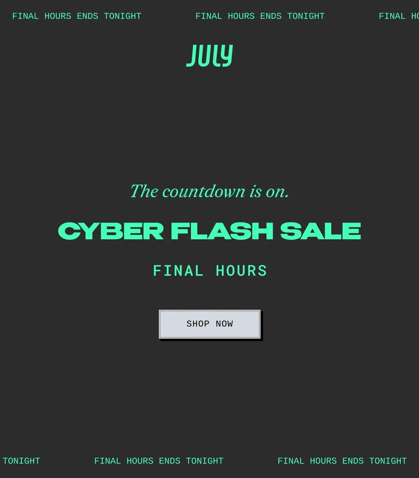 Cyber Monday Up to 25% Off Select items