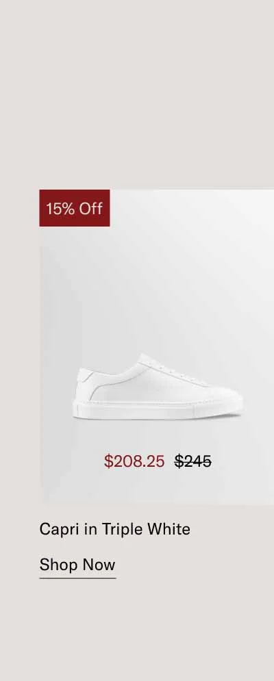 Capri in Triple White. Shop Now