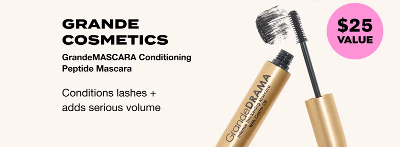 GRANDE COSMETICS GrandeMASCARA Conditioning Peptide Mascara - $25 VALUE