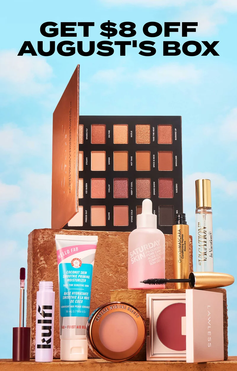Get $8 Off August's Box