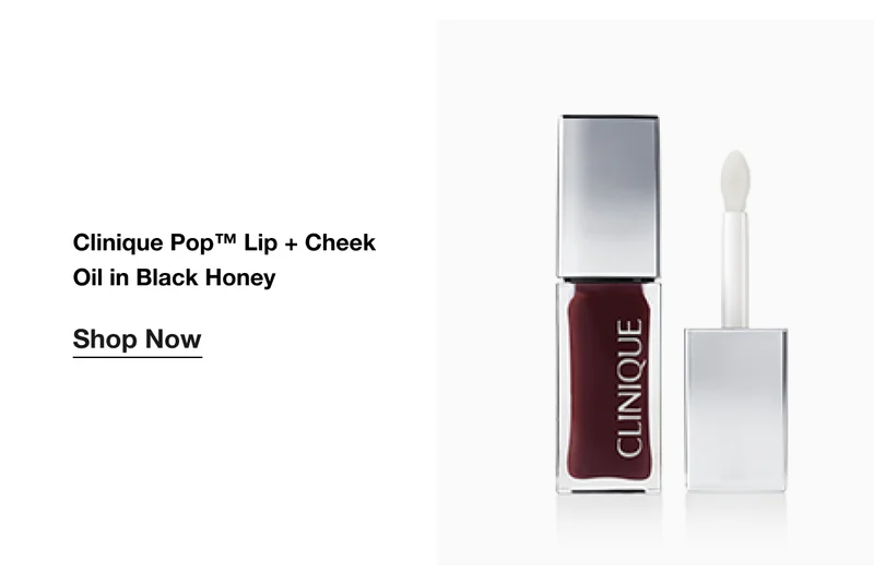 Clinique Pop™ Lip + Cheek Oil in Black Honey | Shop Now Clinique Pop™ Lip + Cheek Oil in Black Honey | Shop Now