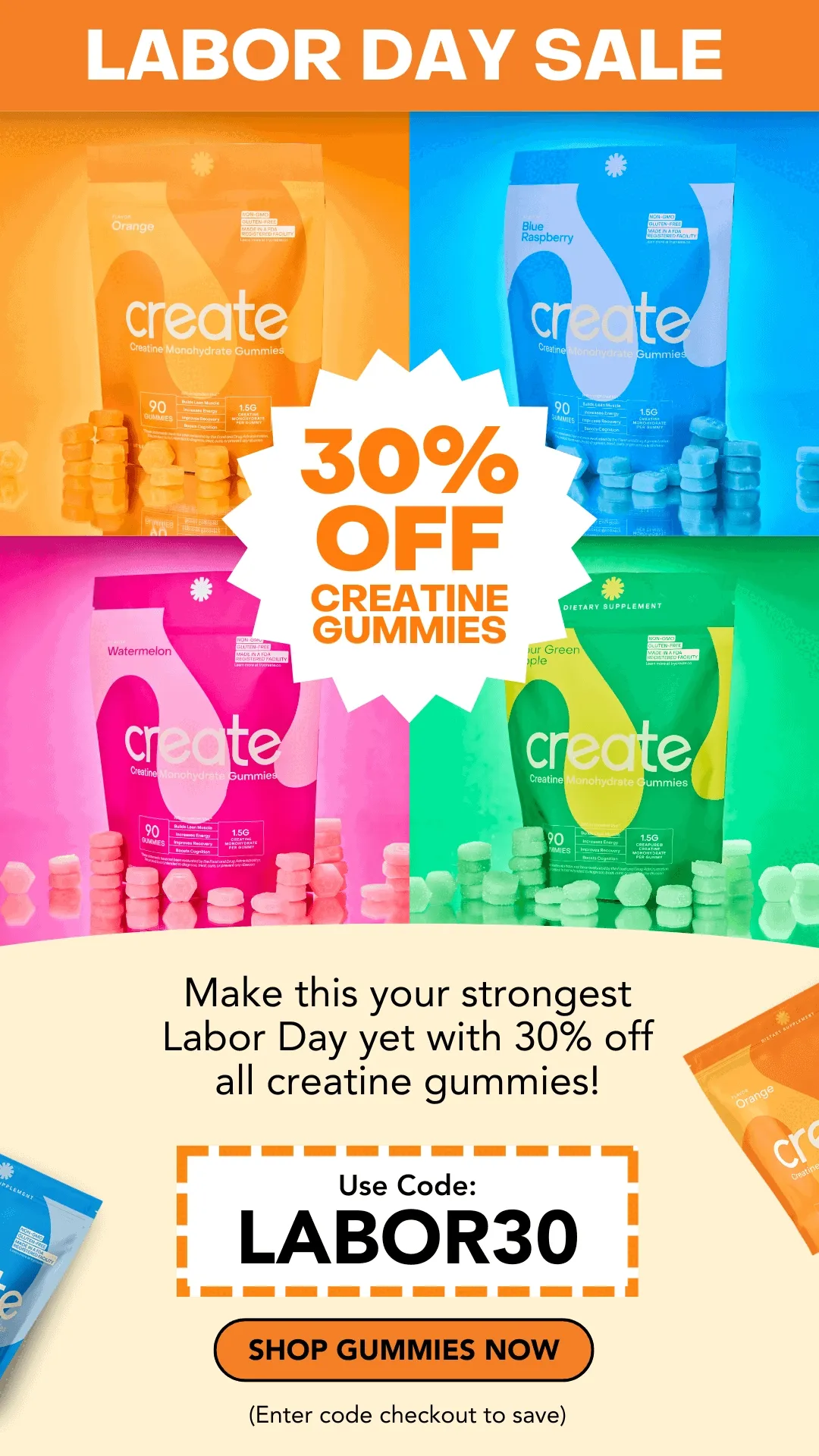 Get 30% Off For Labor Day&nbsp;- Starting Now!