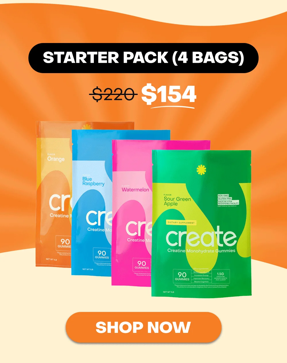 Starter Pack (4 Bags)&nbsp;– 30% off for a limited time!