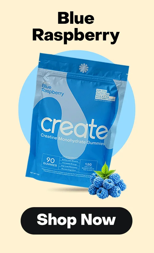 Shop Blue Raspberry Creatine Gummies