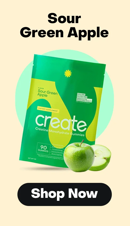 Shop Sour Green Apple Creatine Gummies