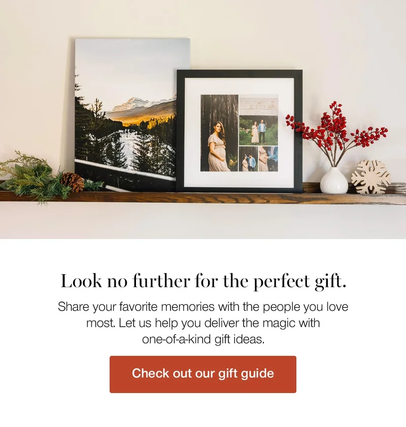 Look no further for the perfect gift. Share your favorite memories with the people you love most. Let us help you deliver the magic with one-of-a-kind gift ideas.