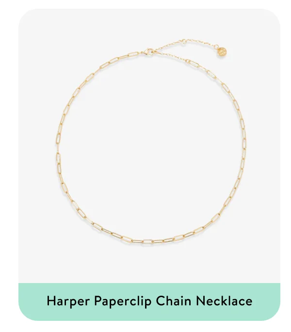 Harper Paperclip Chain Necklace
