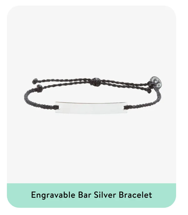 Engravable Bar Bracelet