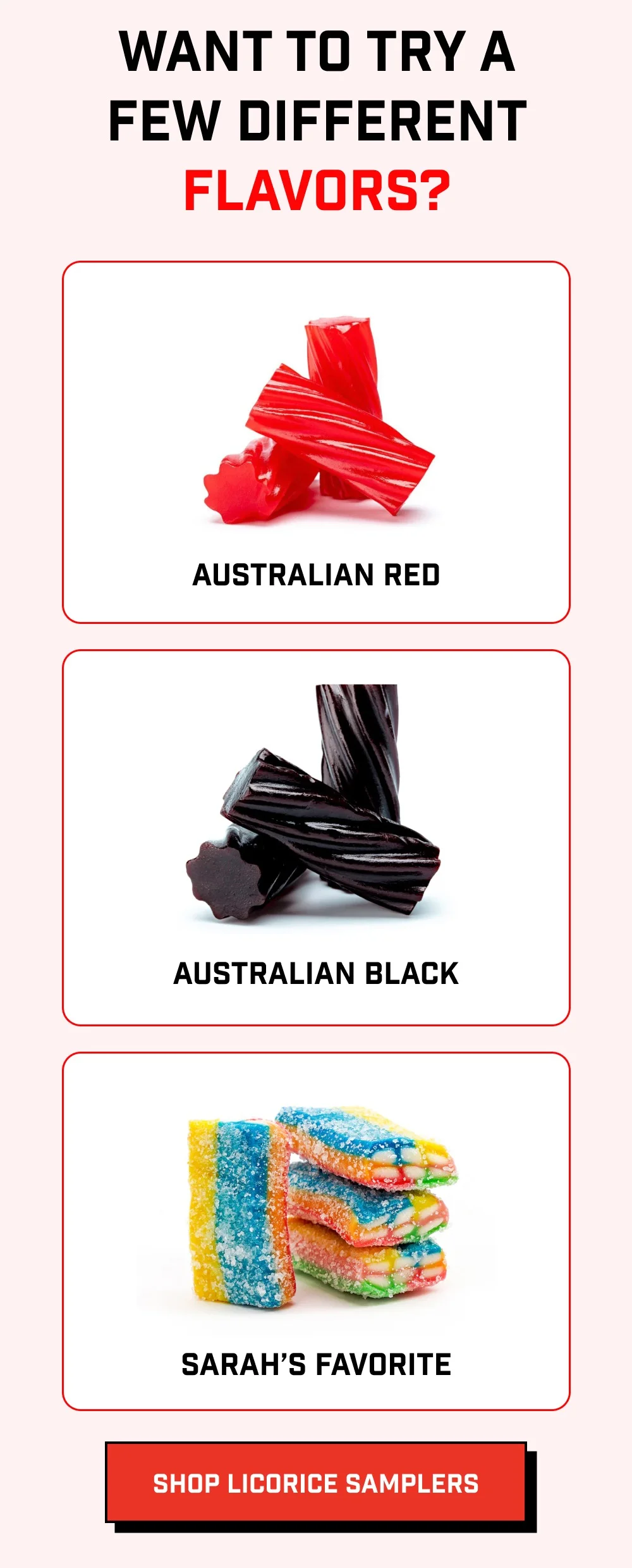 Shop Licorice Samplers