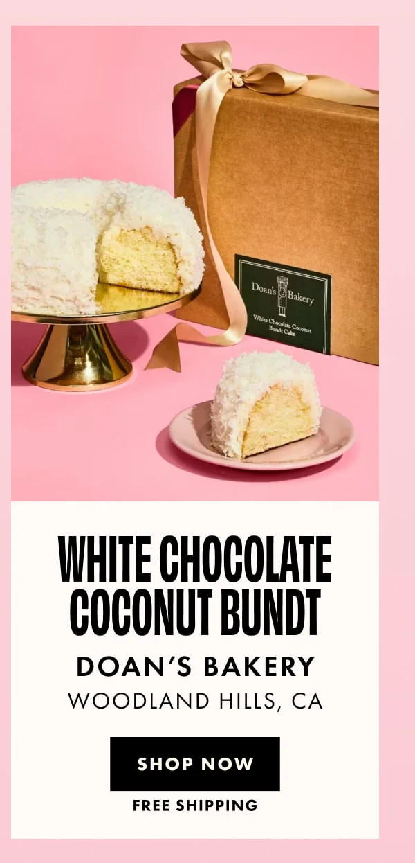Doan's White Chocolate Coconut Bundt Cake Doan's White Chocolate Coconut Bundt Cake