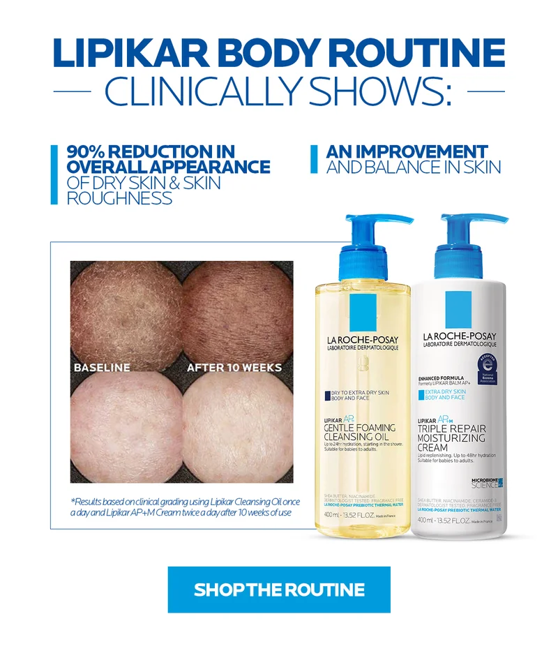 Discover Lipikar Body Routine Clinical Results, Shop Now
