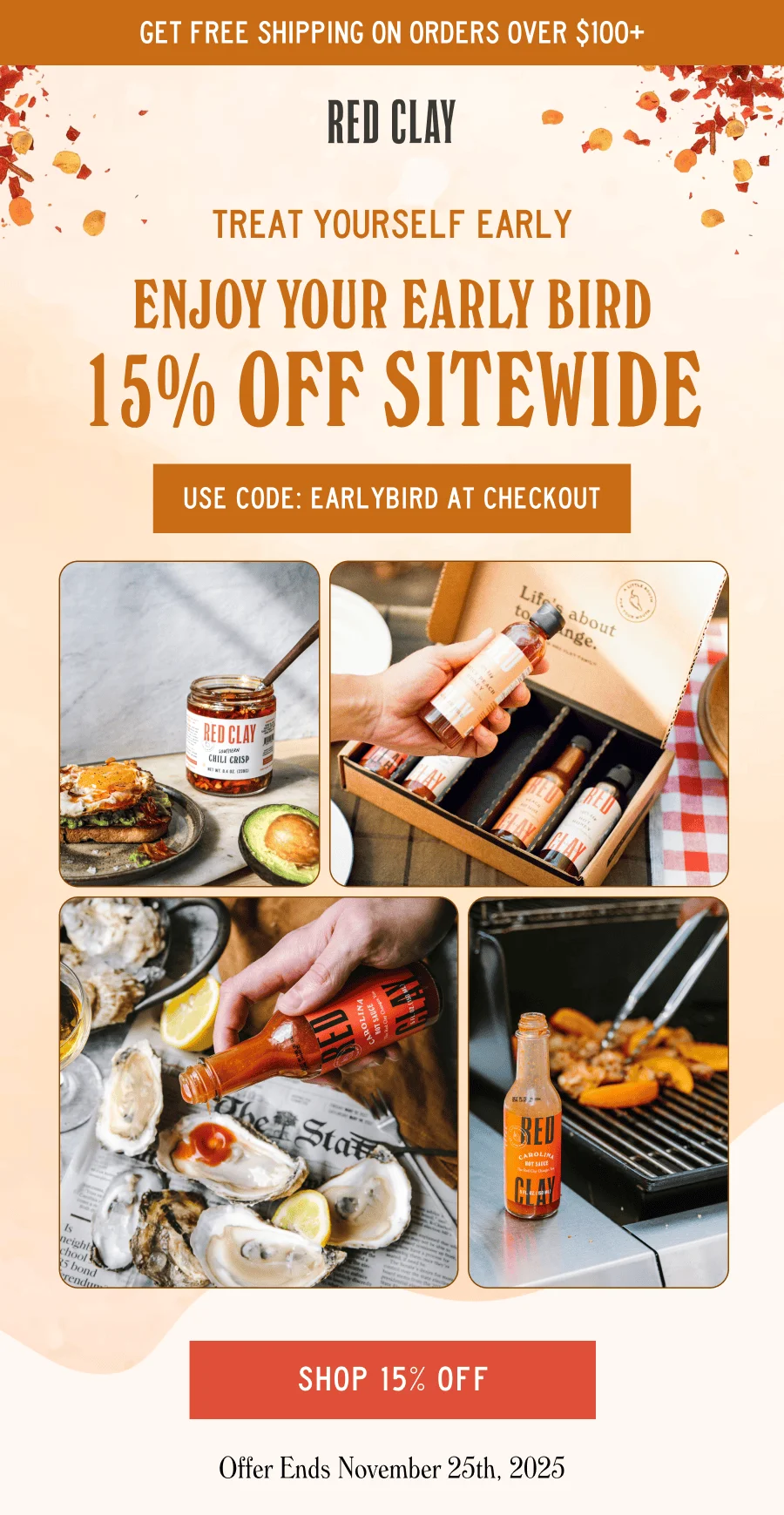 Enjoy Your Early Bird 15% OFF Sitewide