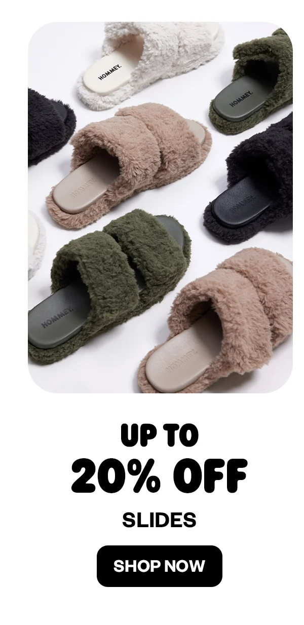 Up to 20% off slides