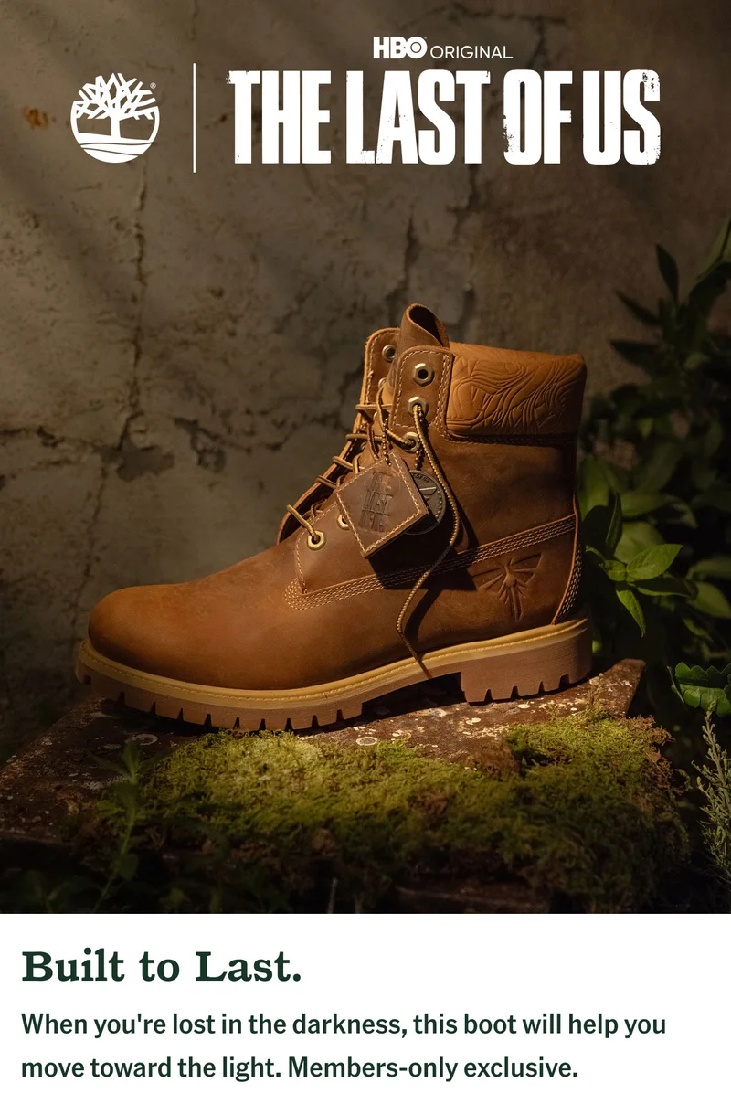 Built to Last. When you're lost in the darkness, this boot will help you move toward the light. Members-only exclusive.