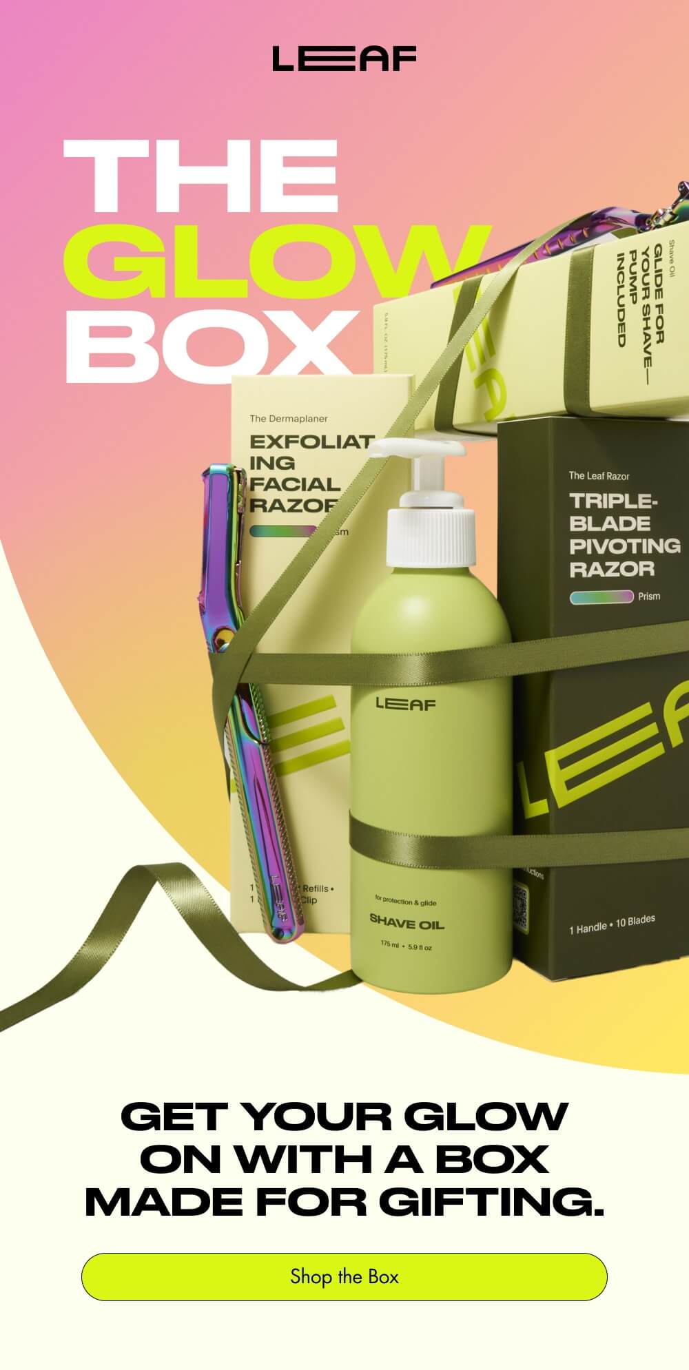 THE GLOW BOX Get your glow on with a box made for gifting. Shop the Box