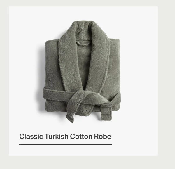 Classic Turkish Cotton Robe