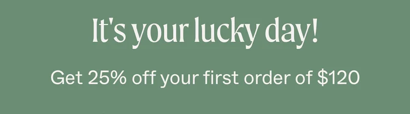 It's your lucky day!