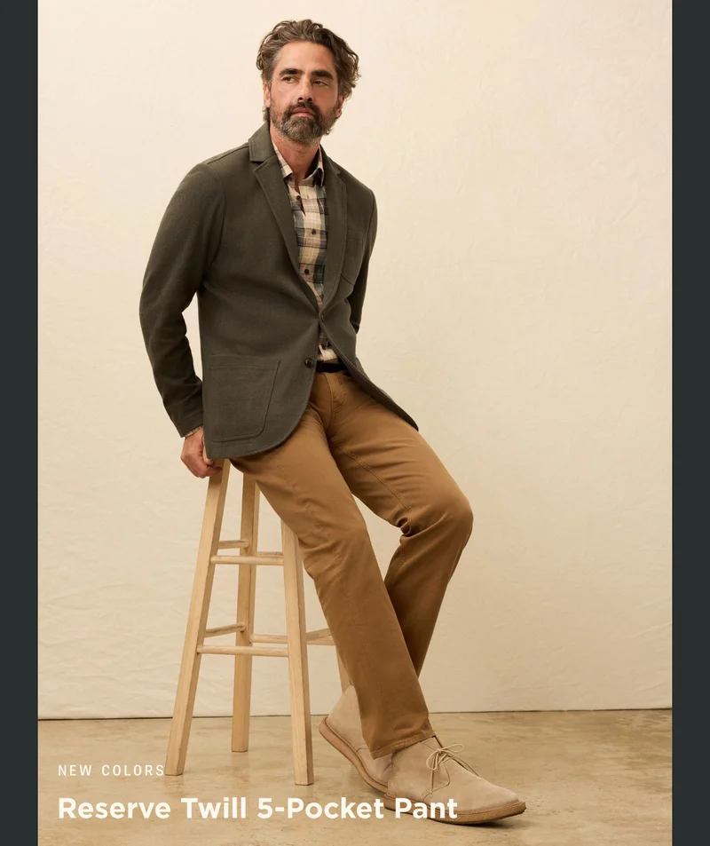 Reserve Twill 5-Pocket Pant
