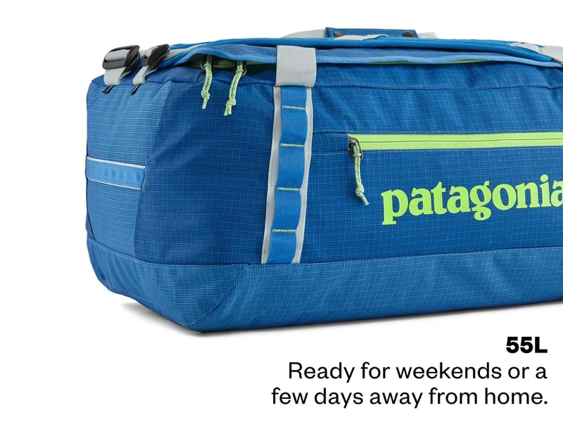Black Hole Matte Duffel  55L