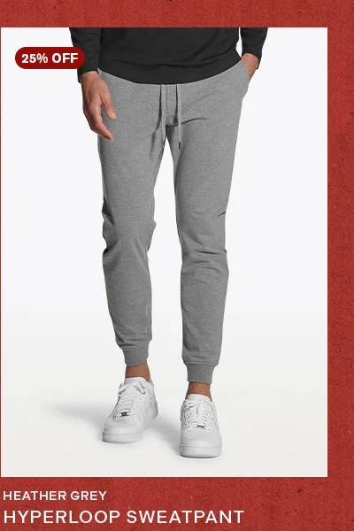 Heather Grey Hyperloop Sweatpant
