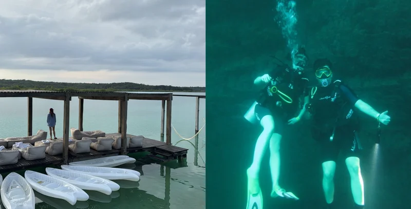 Melissa in Bacalar, Mexico