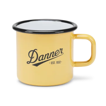 5000801 - Enamel Camp Mug - 12oz Apricot Yellow