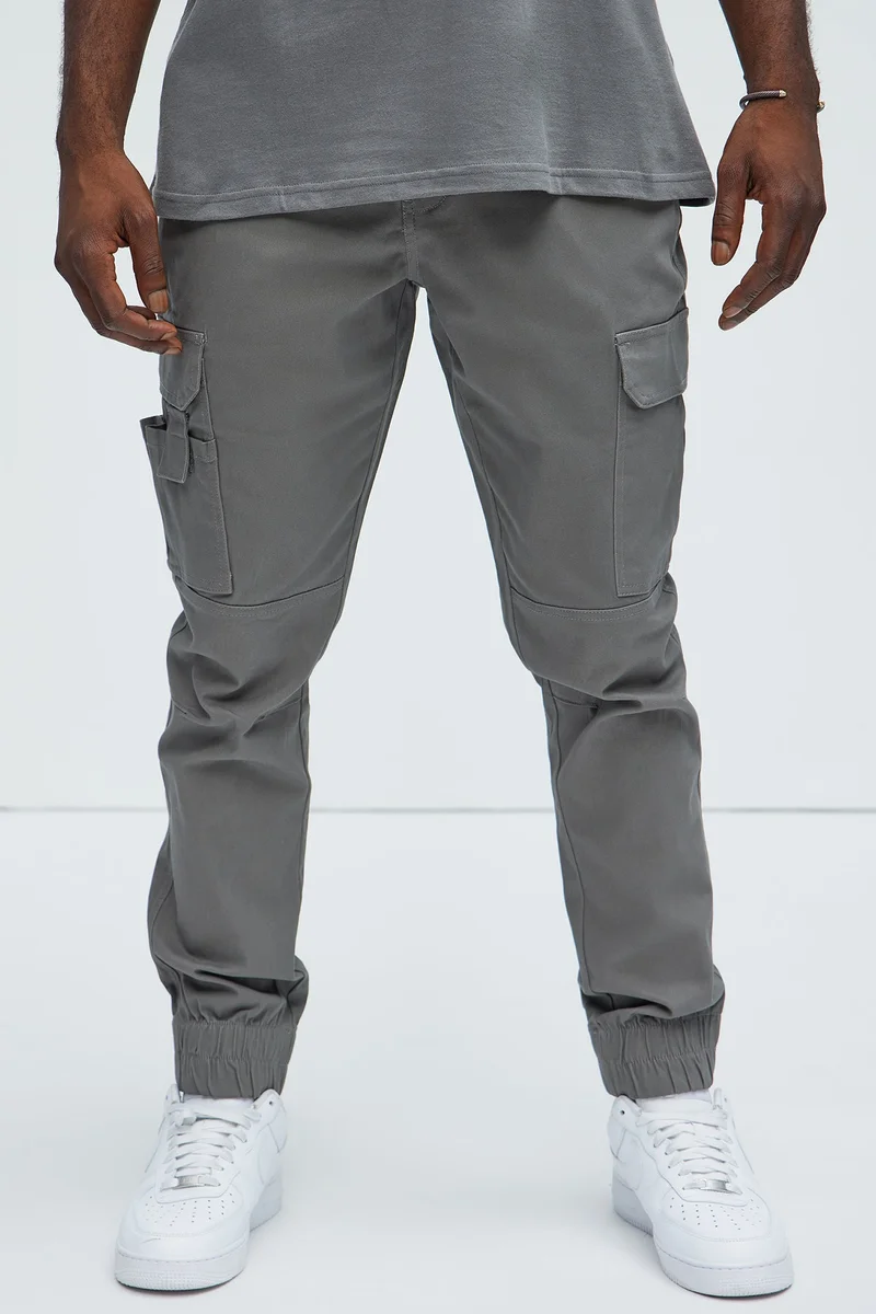 Image of Slim Kryptonite Cargo Jogger - Grey