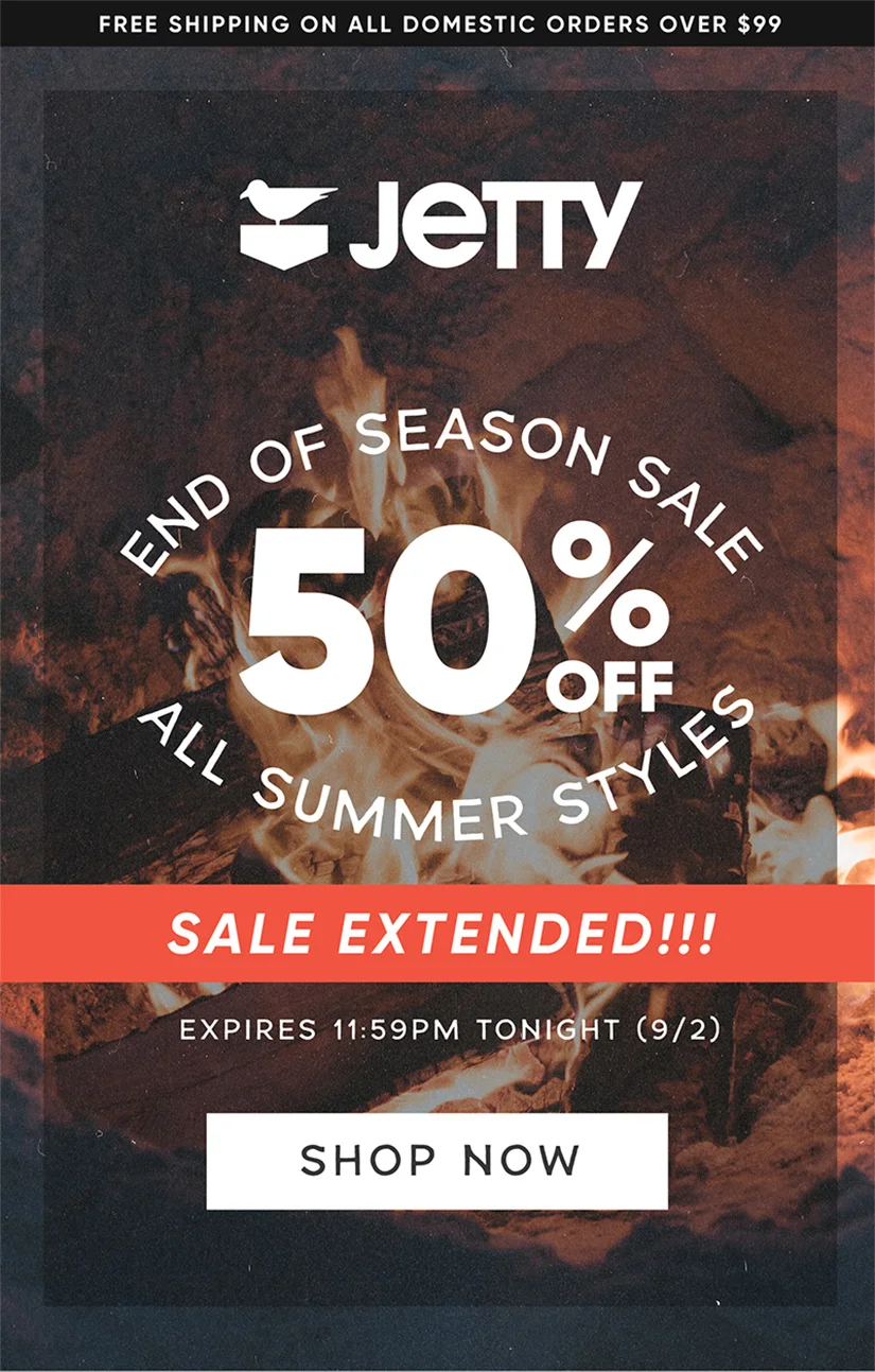 50% Off all summer