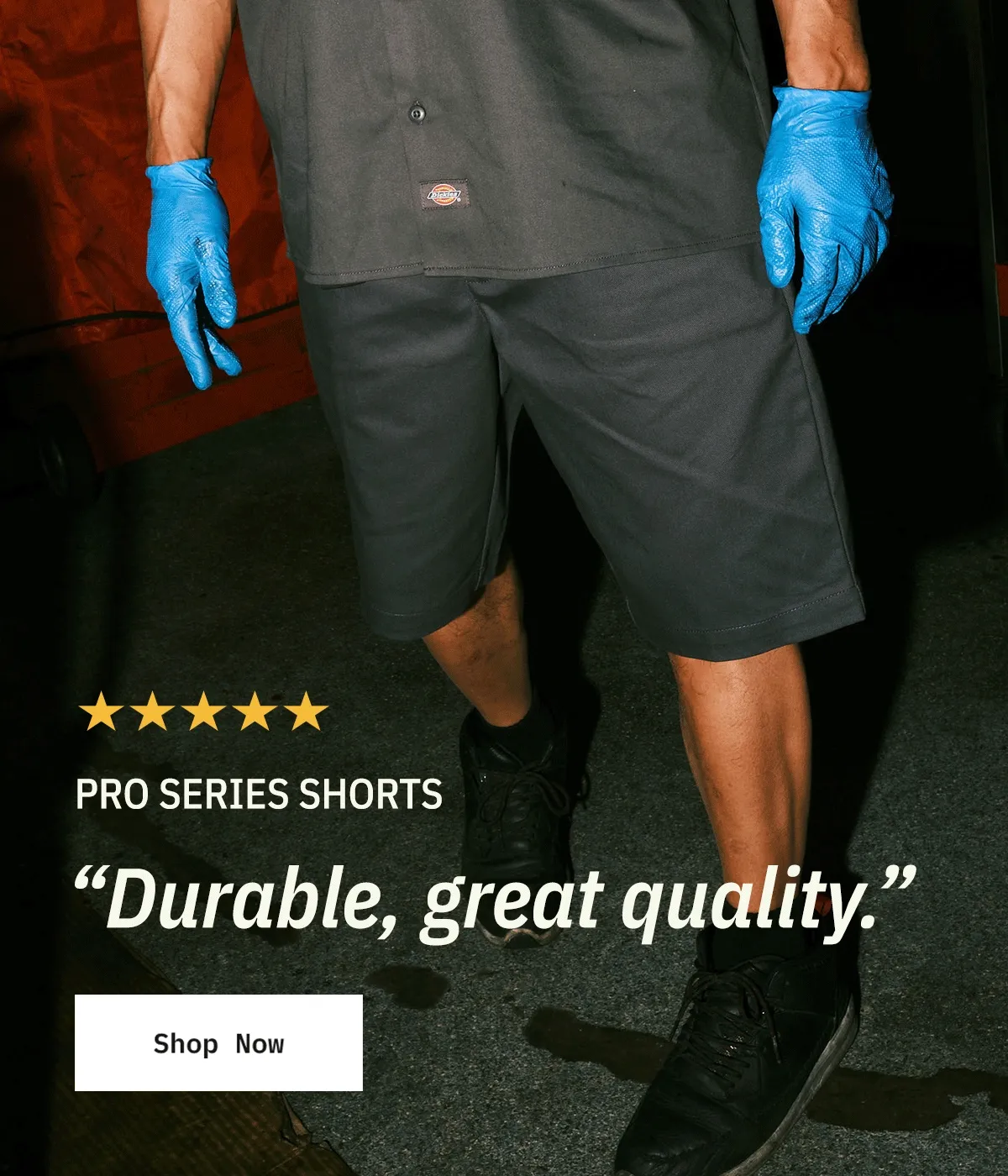 Pro Series Shorts. Classic workwear with added comfort and mobility.