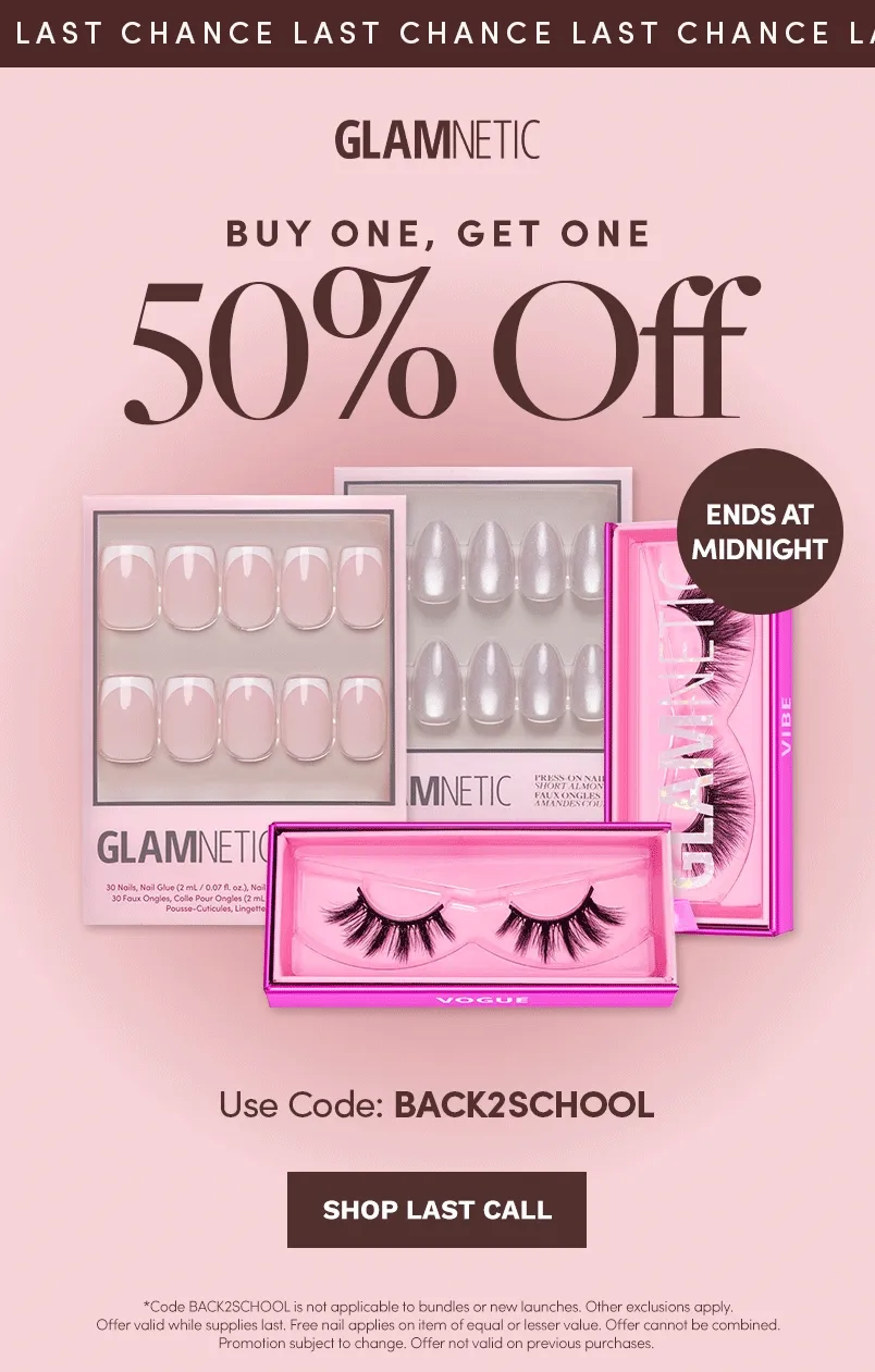 Last Chance to Buy 1 Get 1 Free