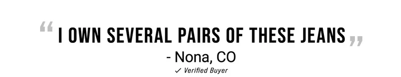 I own several pairs of these jeans