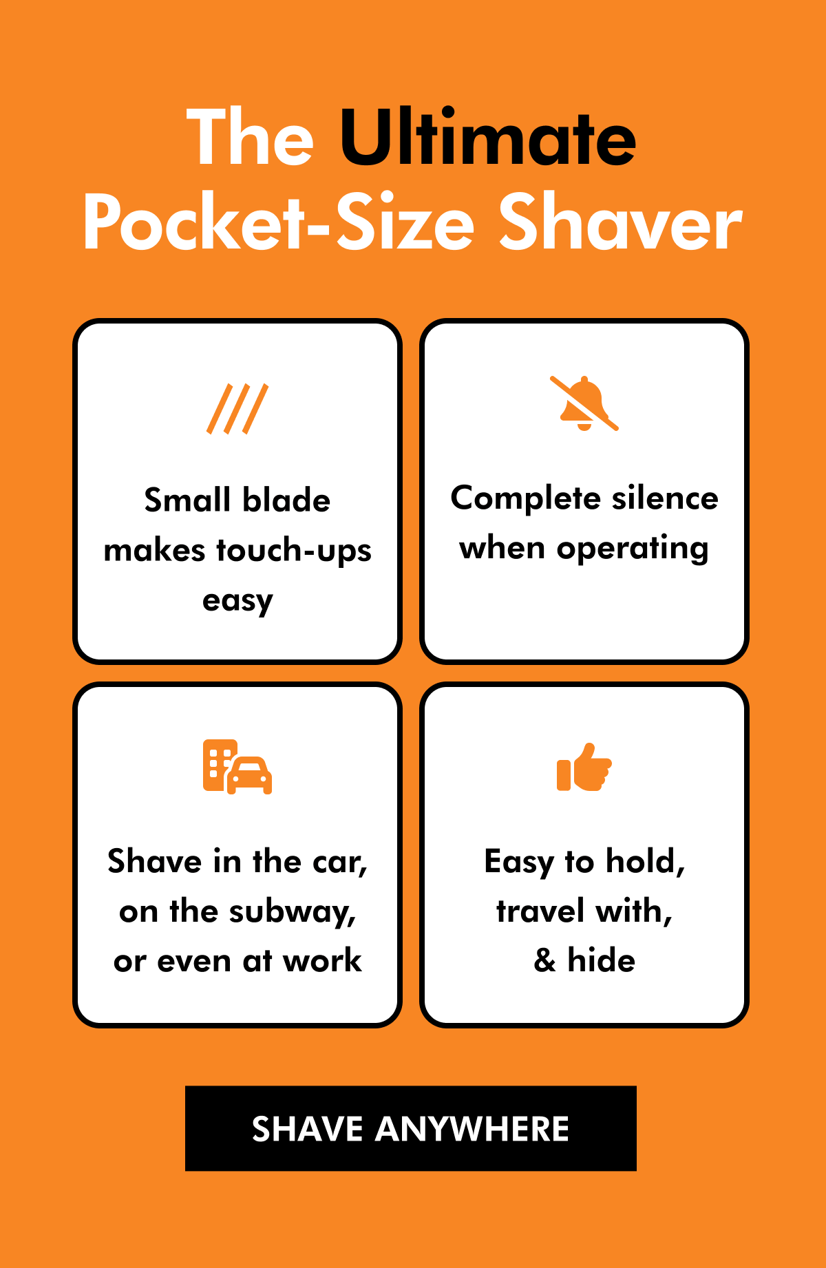 Get complete silence when operating.