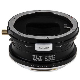 Fotodiox Pro TLT ROKR Tilt/Shift Lens Mount Adapter for Mamiya 645 (M645) Mount Lens to Fujifilm Fuji G-Mount GFX Mirrorless Camera Body