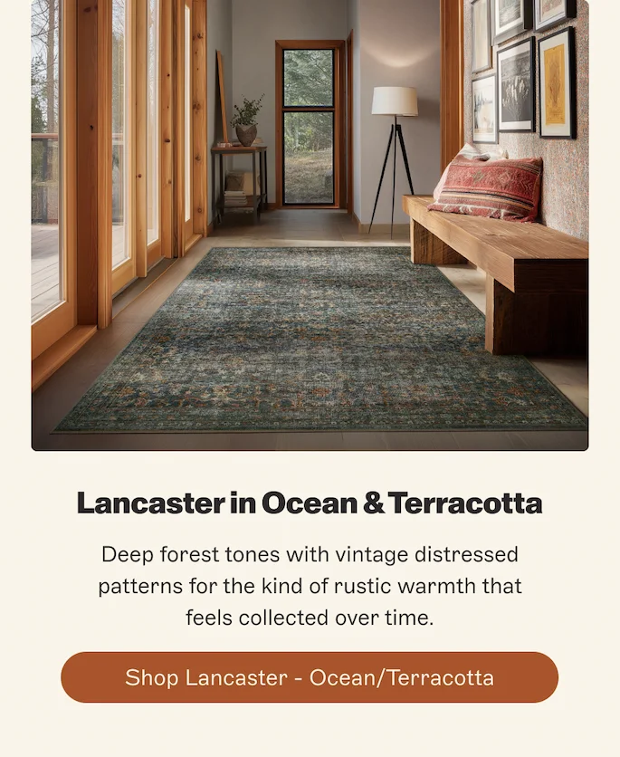 Lancaster in Ocean & Terracotta